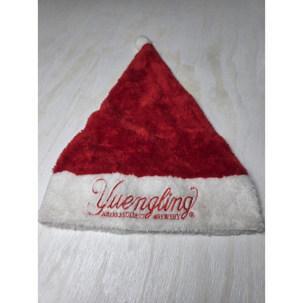 Yuengling  Brewery Santa Hat (Red W/ Red Letters)
